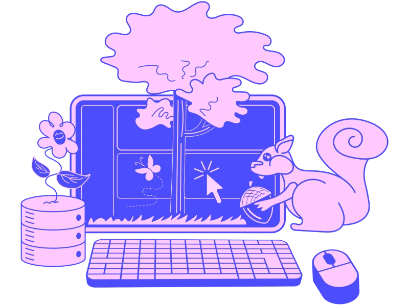 Yucuna illustration de la réduction de votre empreinte carbone digitale